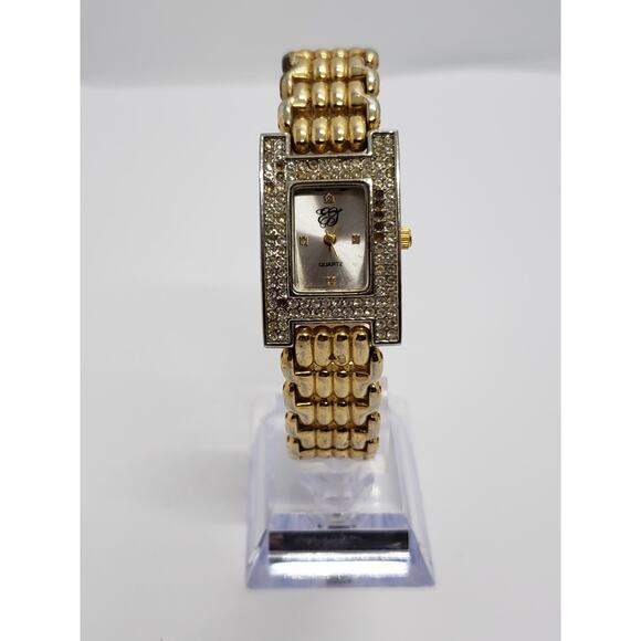 Women\'s decorative dress watch. Jeweled bevel. Square face main image 8